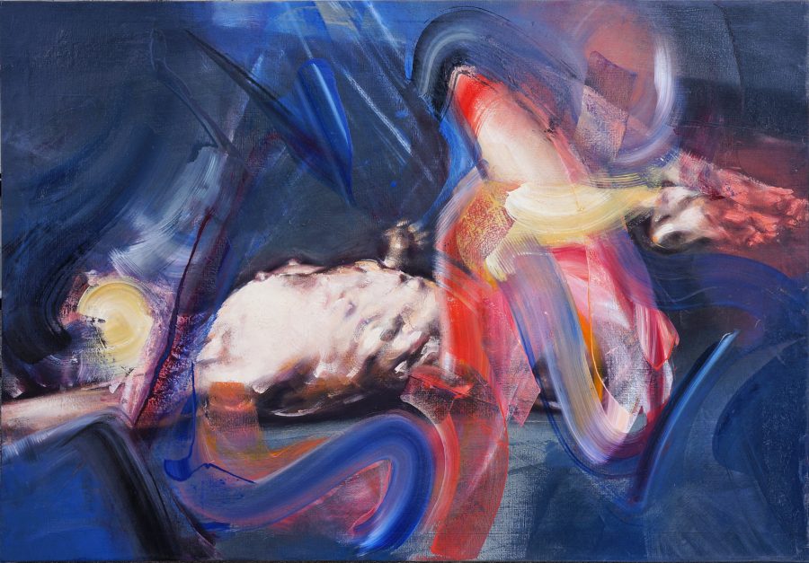 L’Élue VI-revisited | Oil on linen, 28” x 40” / 71 x 101 cm.