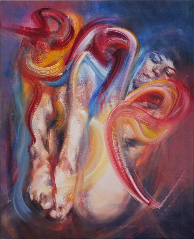 L’Élue VII-revisited | Oil on linen, 40” x 32” / 101 x 81 cm.